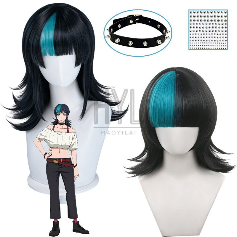 Anime Cosplay Blue Hair - Anime Kirara Hoshi Cosplay Wig Black