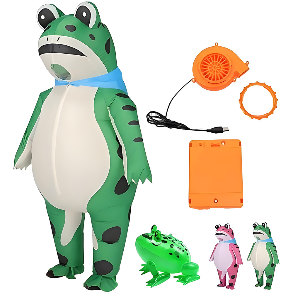 Anime Cosplay Jumpsuit - ZOETOPKID Inflatable Frog Cosplay Costume Funny