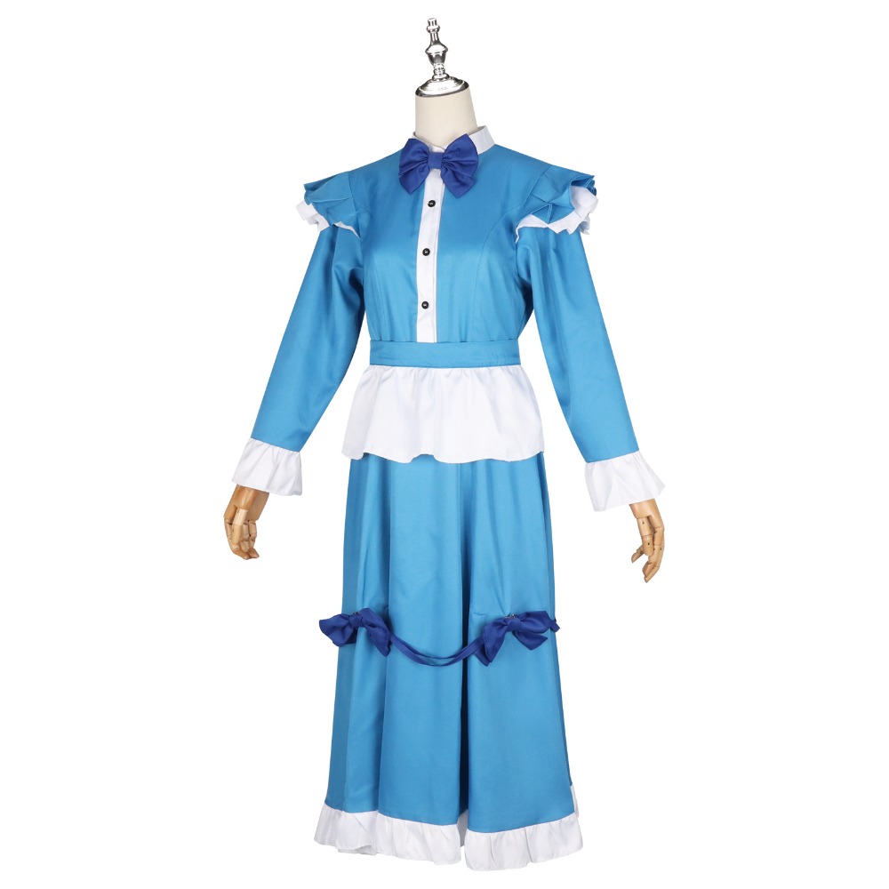 Poppy Red Hair Cosplay Costume - Anime Cosplay Blue Hair recension och pris