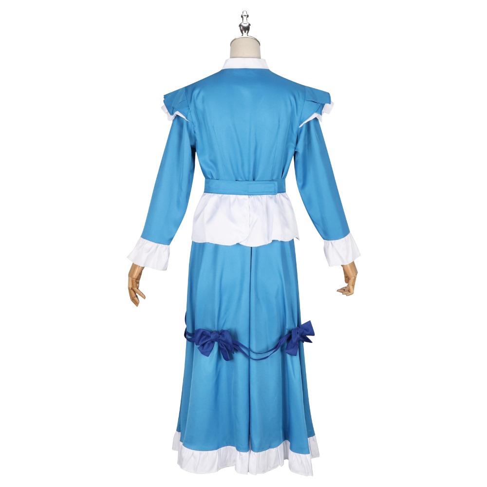 Poppy Red Hair Cosplay Costume - Anime Cosplay Blue Hair recension och pris