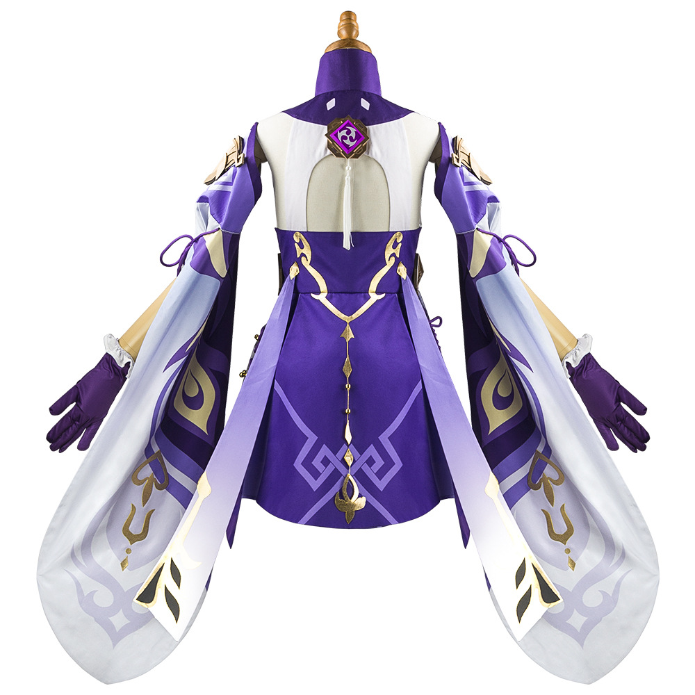 Genshin Impact Keqing Cosplay  - Anime Cosplay Jumpsuit recension och pris