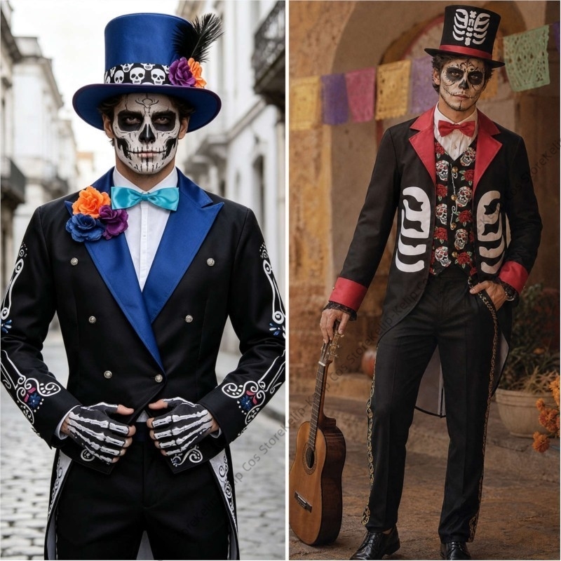 Día de los Muertos Couple Cosp - Anime Cosplay Couple recension och pris
