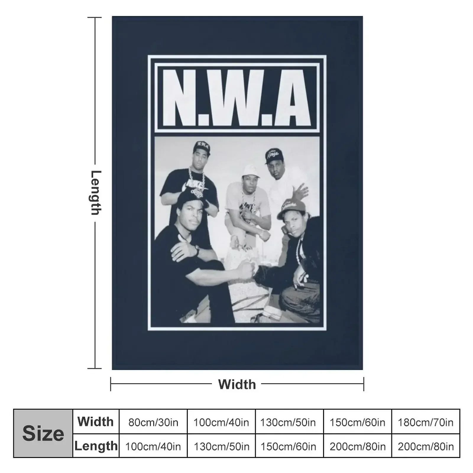 NWA GANGSTA Throw Blanket cosp - Anime Cosplay Idea recension och pris
