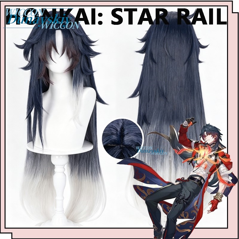 Game Honkai Star Rail Mortenax - Anime Cosplay Blue Hair recension och pris