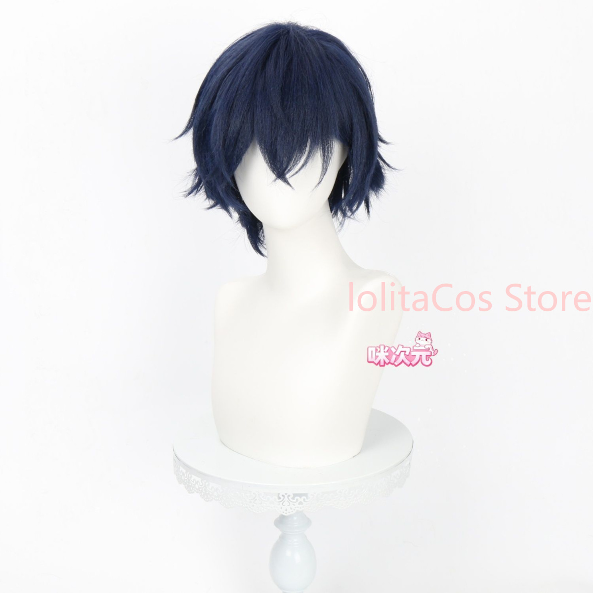 Genshin Impact Valeriy Cosplay - Anime Cosplay Blue Hair recension och pris