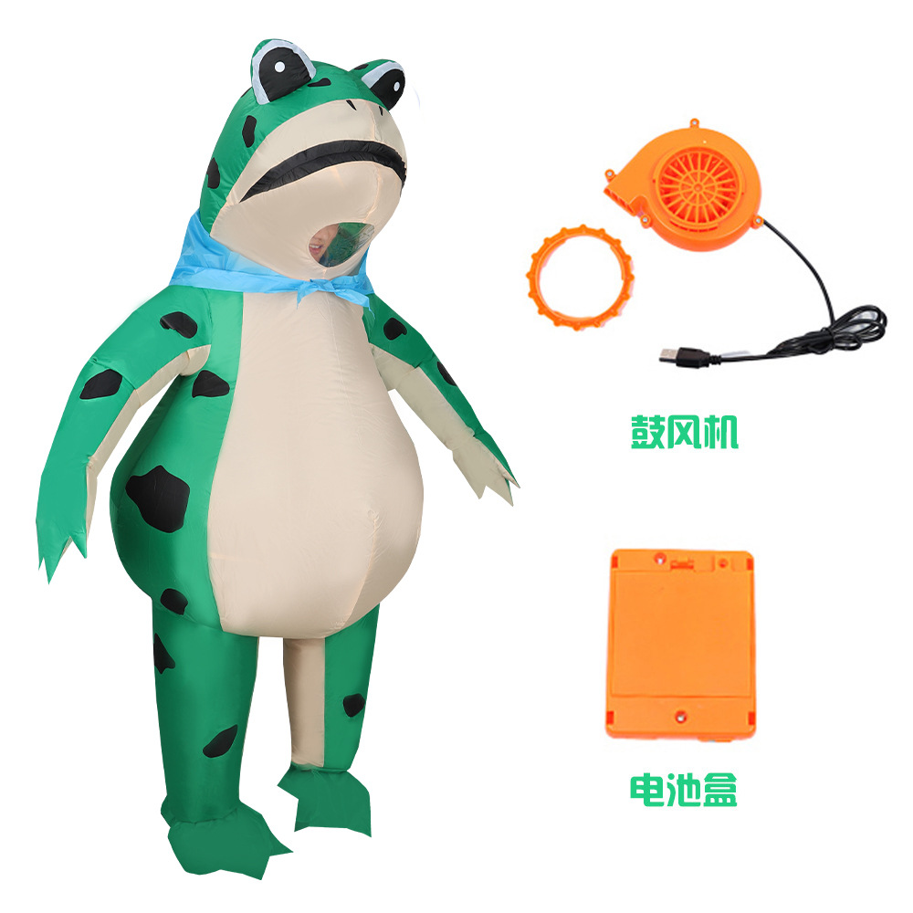 ZOETOPKID Inflatable Frog Cosp - Anime Cosplay Jumpsuit recension och pris