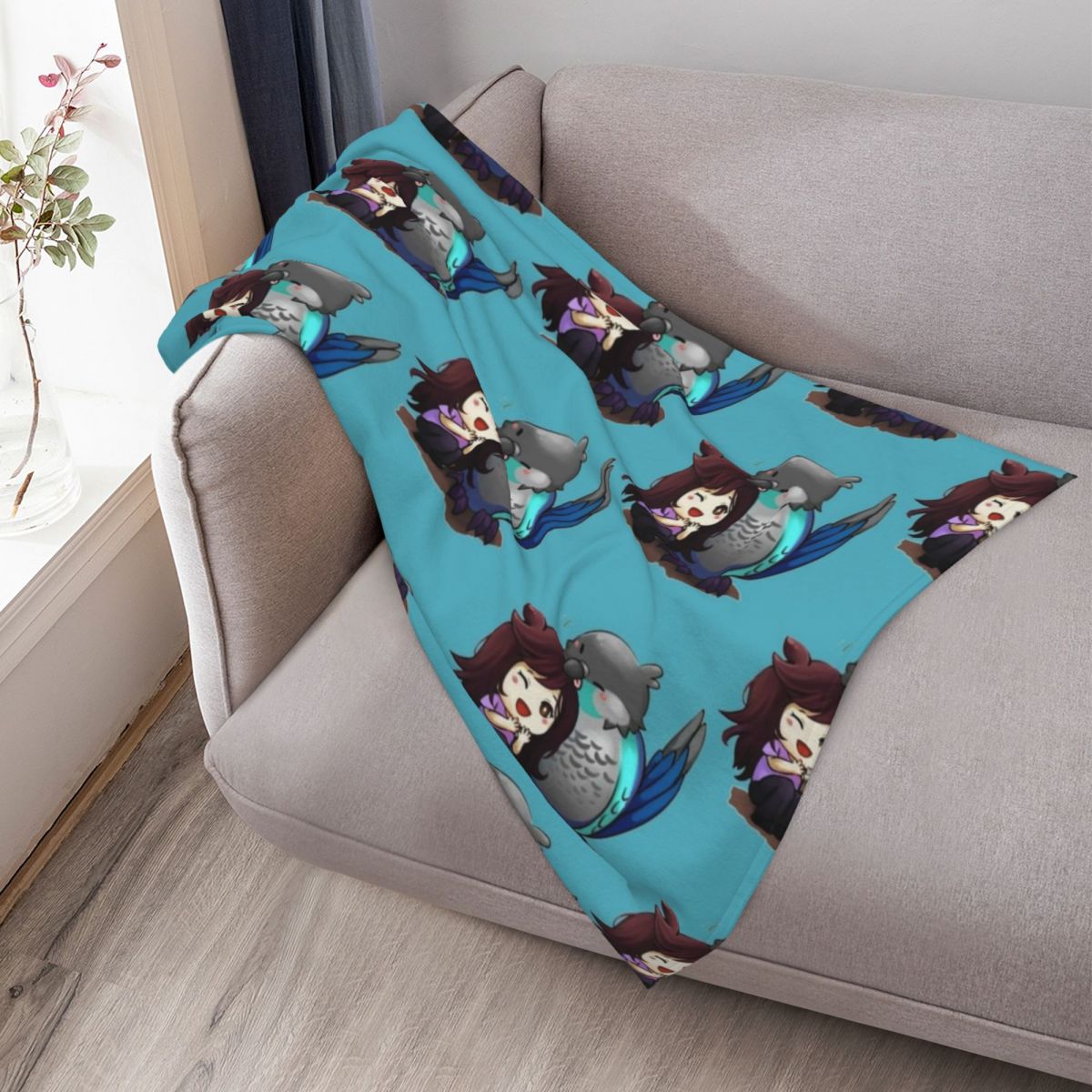 Love Bird Throw Blanket cospla - Anime Cosplay Idea recension och pris